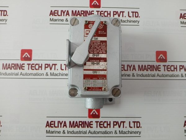 Killark Xs-2c Tumbler Switch Front Cover