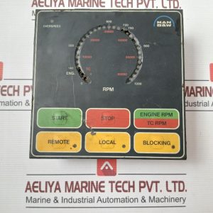Man B&W 0-1200 Rpm Indicator 24v