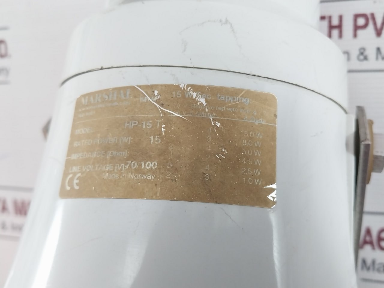 Marshal Hp-15 T Weatherproof Loudspeaker 100v - Image 9