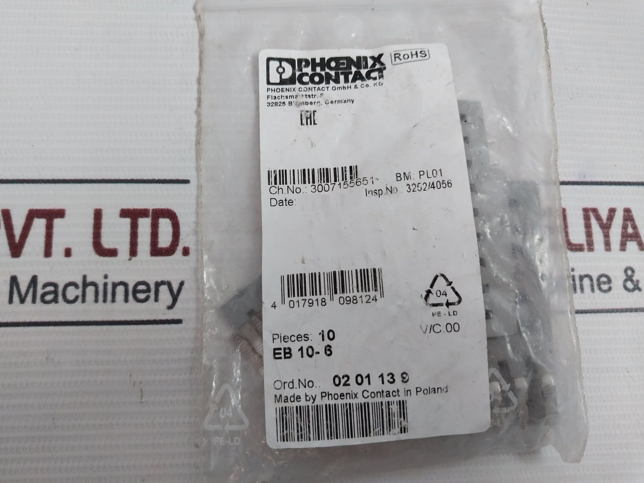 Phoenix Contact Eb 10-6 Insertion Bridge - Image 6