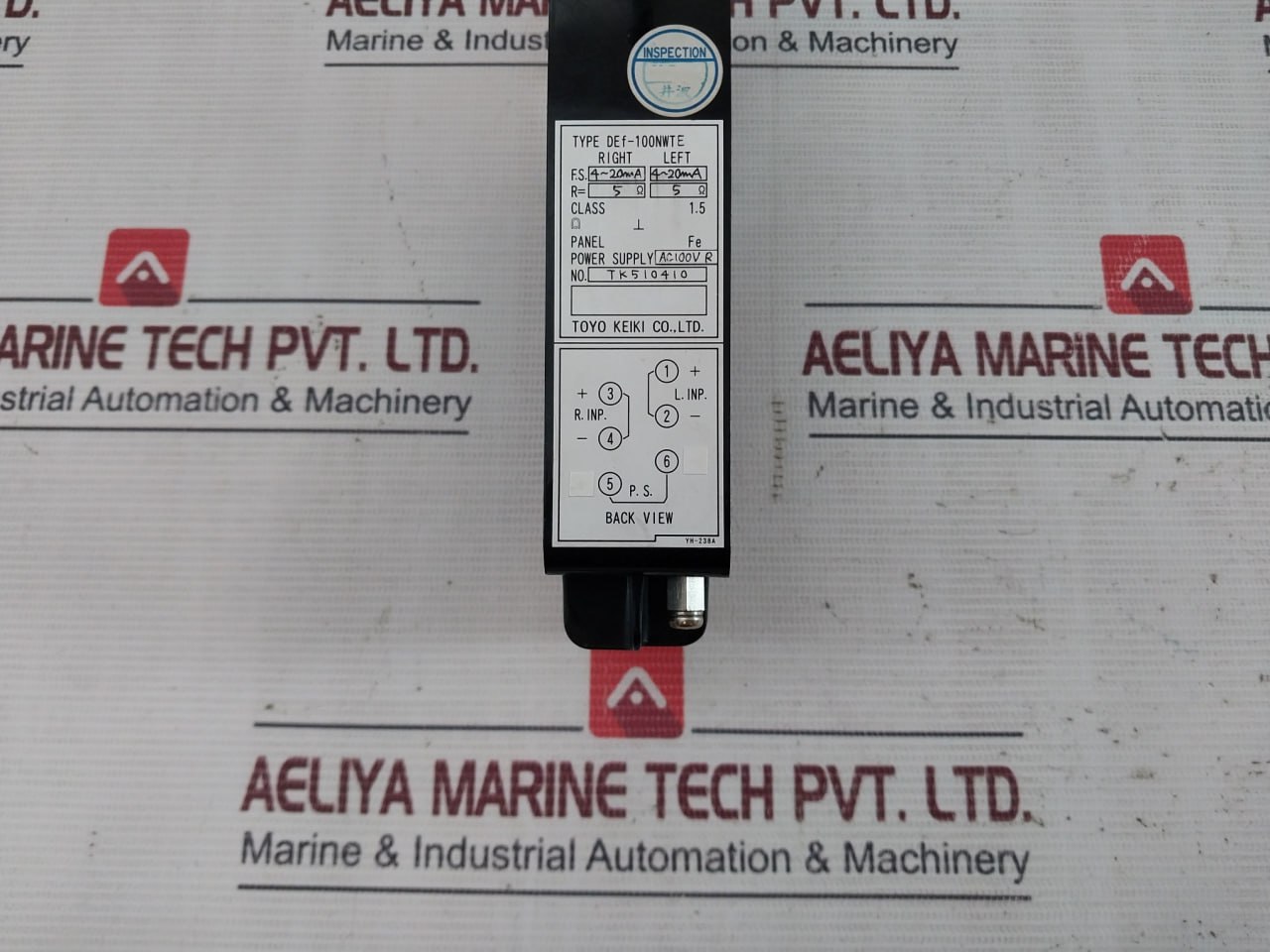 Toyo Keiki Def-100nwte Analog Panel Meter 100v - Image 6