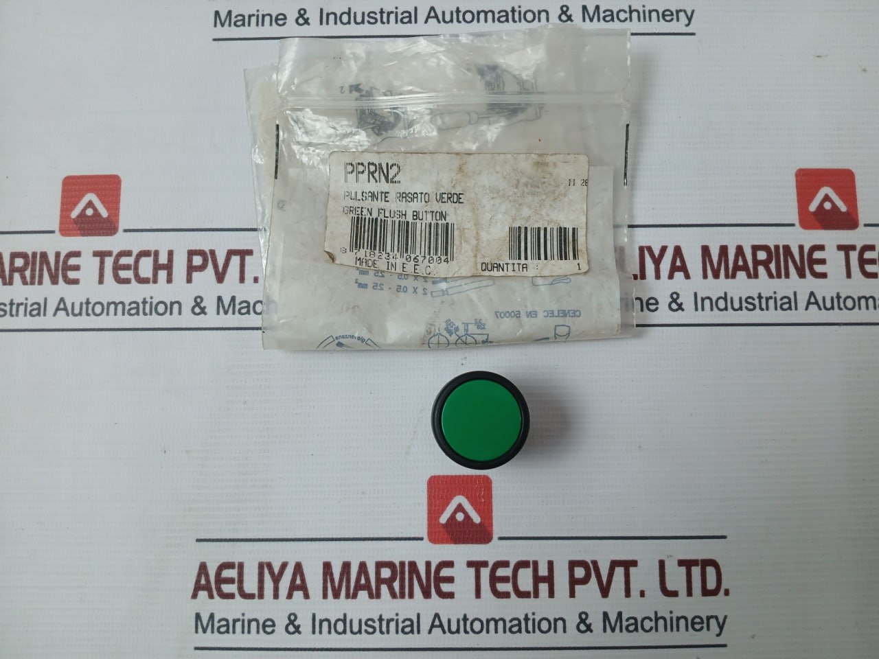 Pprn2 Green Flush Button