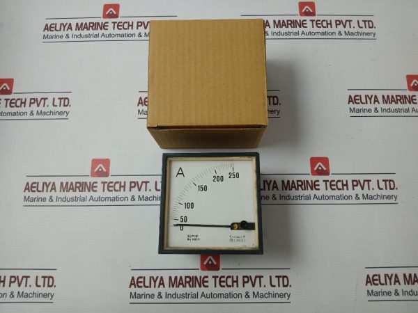 S.I.P.I.E. 4960 Si Analog Ammeter Meter 50hz