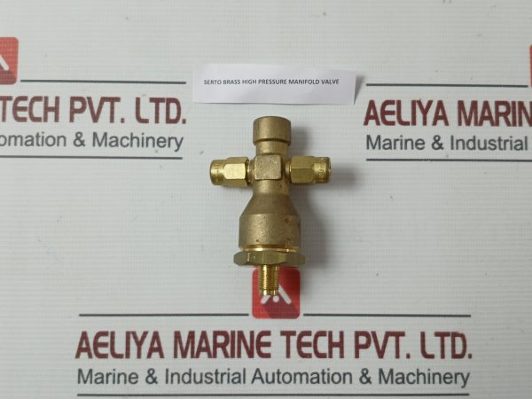 Serto 6-18” Brass High Pressure Manifold Valve