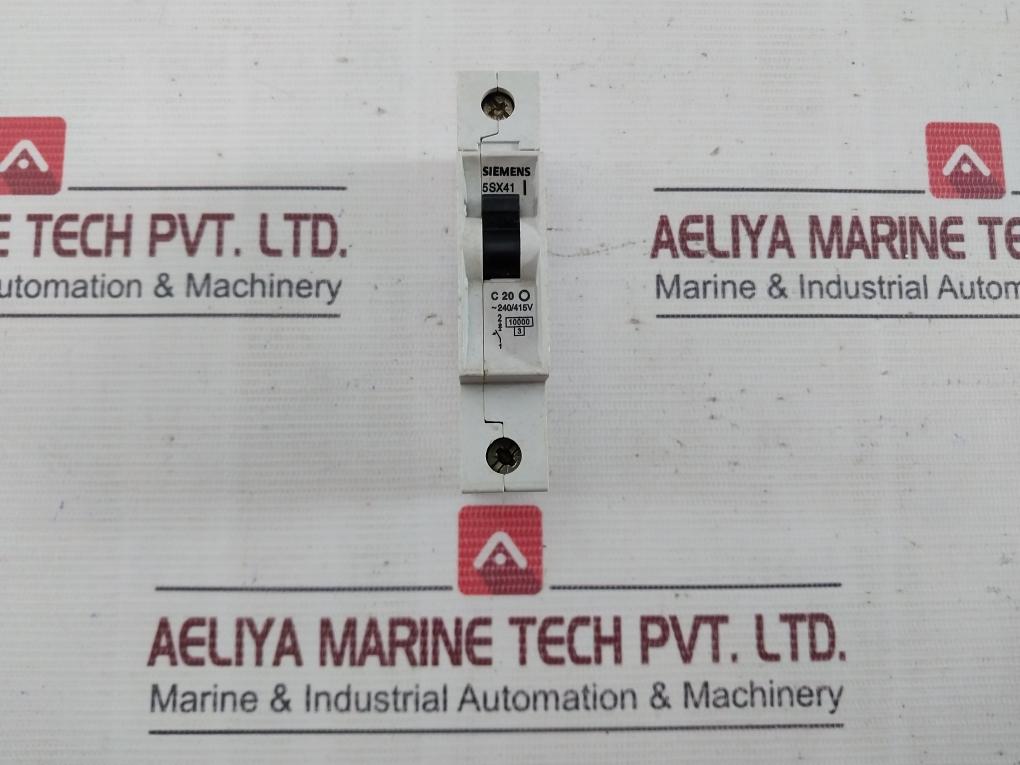 Siemens 5sx41 Miniature Circuit Breaker 415v