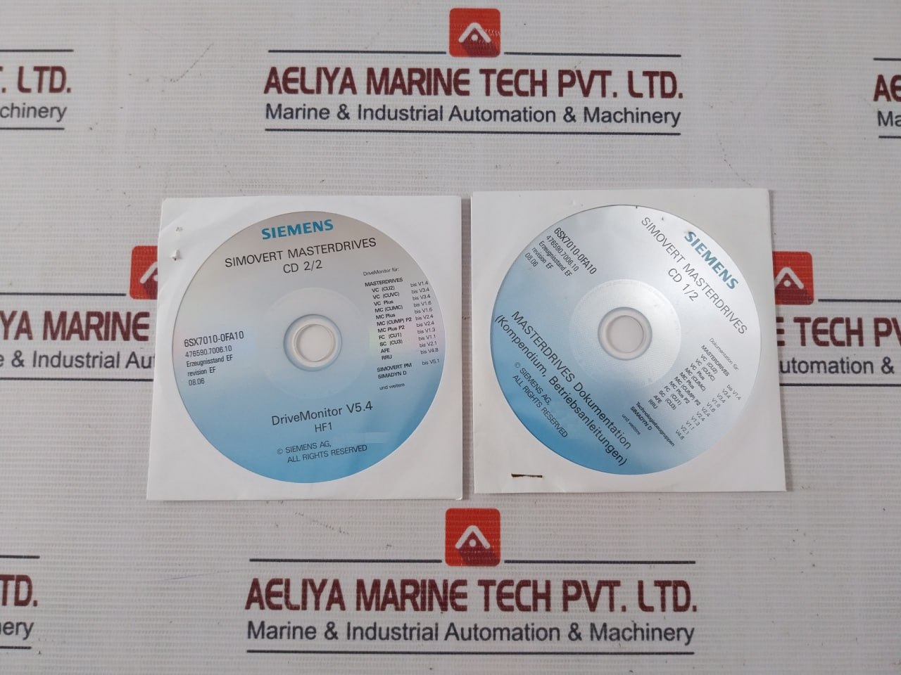 Siemens 6sx7010-0fa10 Simovert Masterdrives Cd Set - Image 8