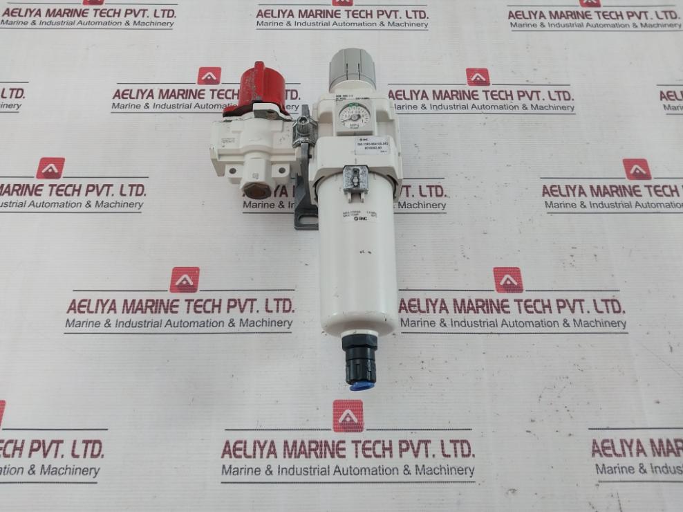 Smc Aw40k-F04de-2-B Filter Regulator And Pressure Relief Air Valve