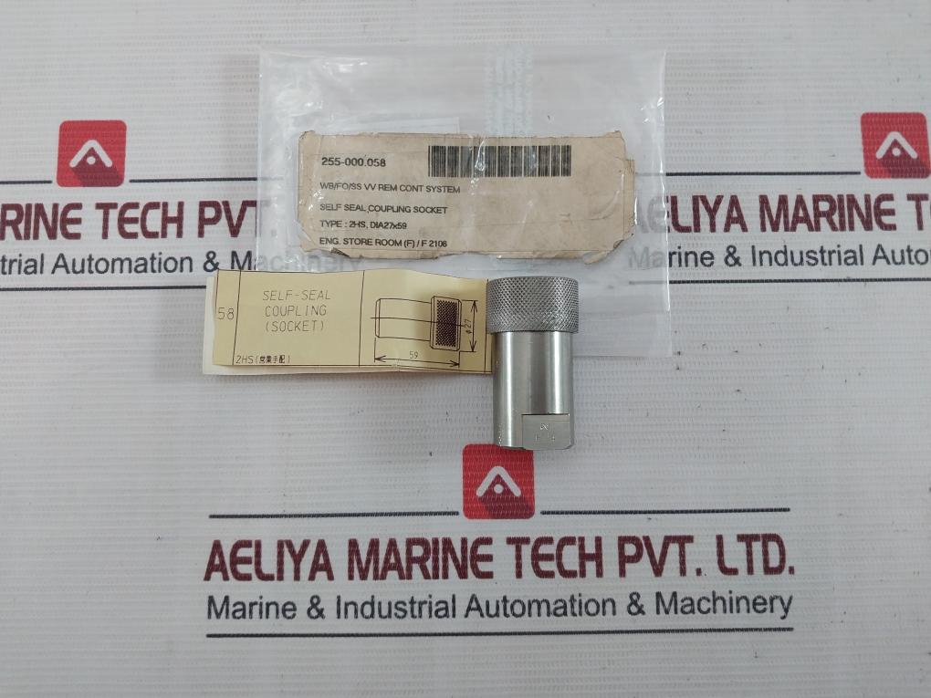Sus304 Self Seal Coupling