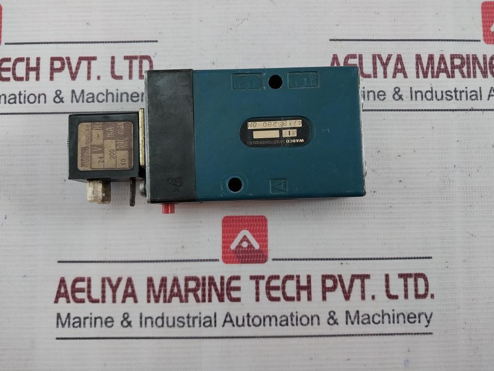 Wabco 4185280-8m Solenoid Valve 24v