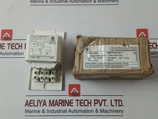 Wipro WbsH 56070sl31 Open Construction Ballast 240v
