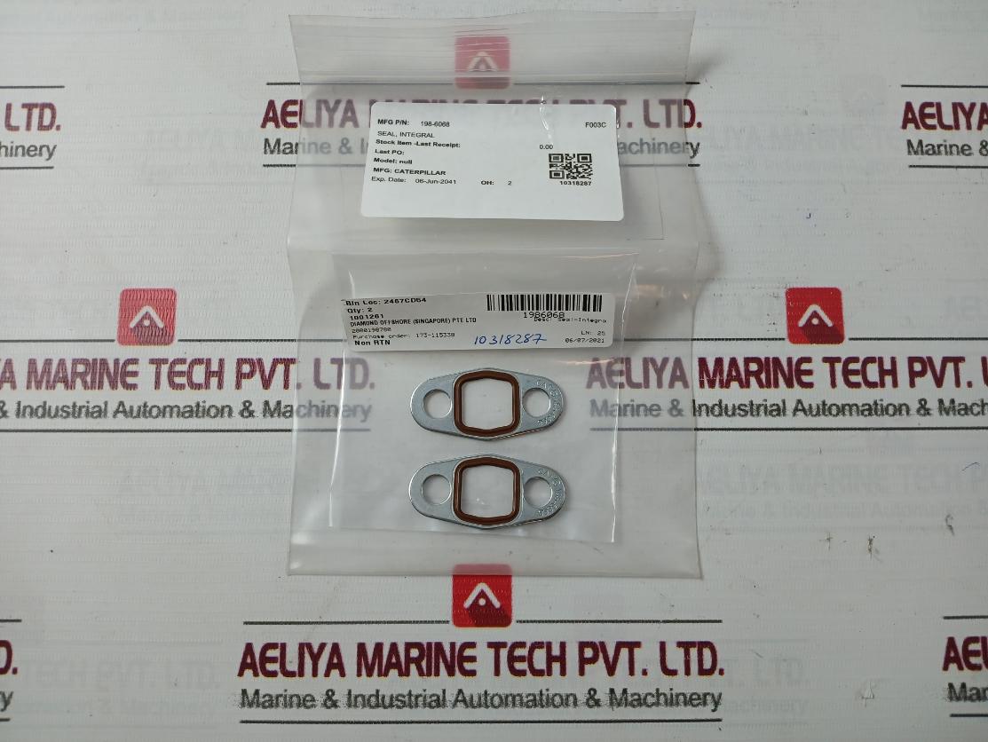 Caterpillar 198-6068 Integral Seal Gasket Fits Cat - Image 5