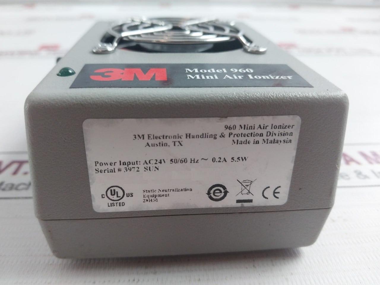 3m Electronics 960 Mini Air Ionizer 24v - Image 4