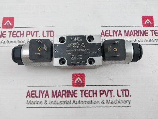Argo-Hytos Rpel2-063z1102400e1-AM Hydraulic Solenoid Valve 24v