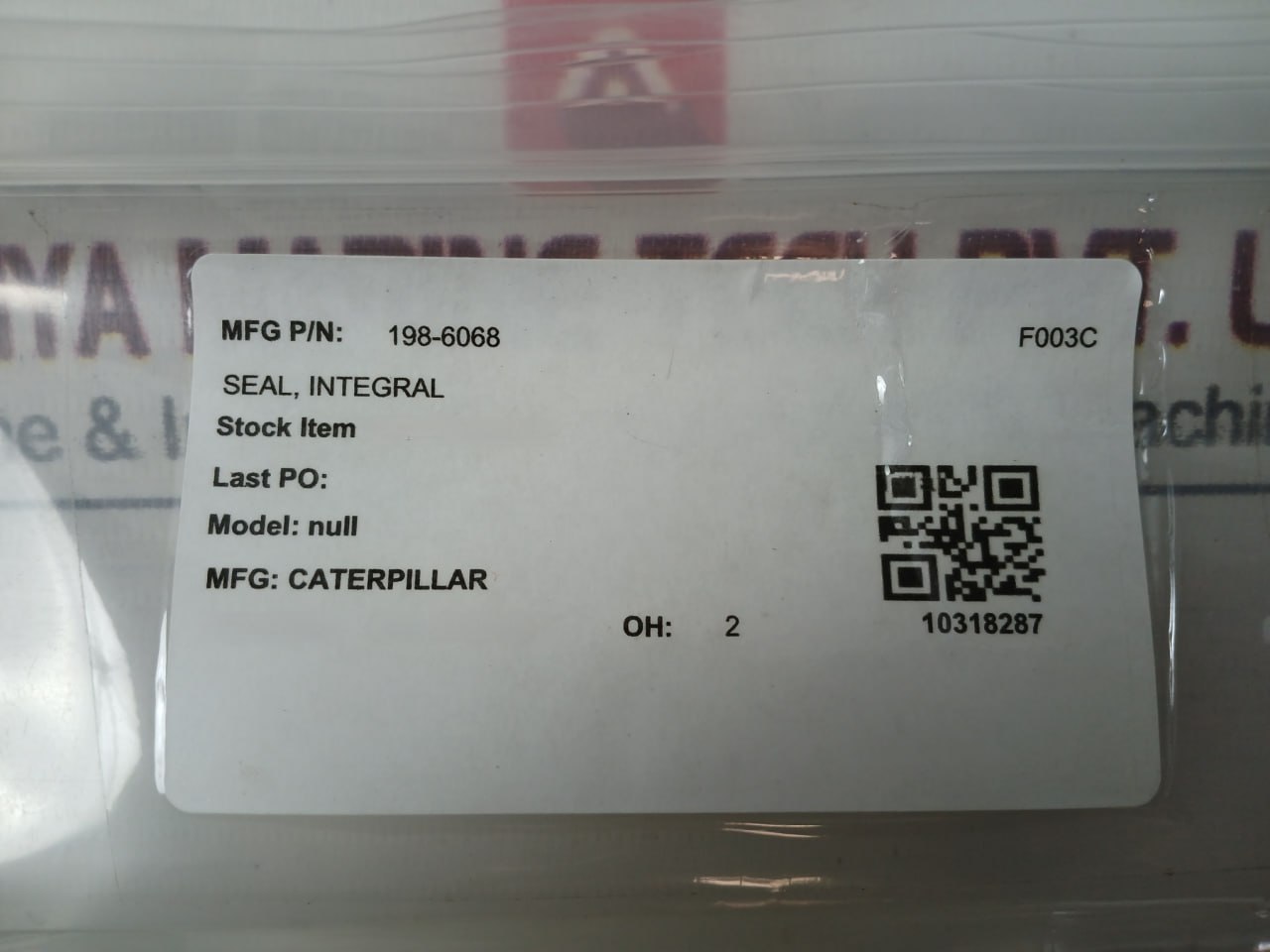 Caterpillar 198-6068 Integral Seal Gasket Fits Cat - Image 7