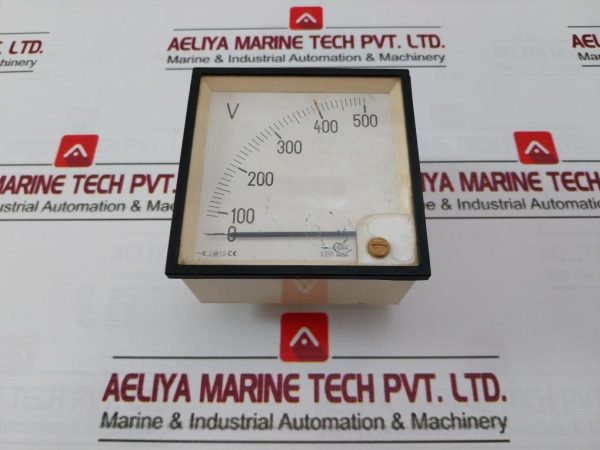 Cewe Iq96 Analog Voltmeter 500 V