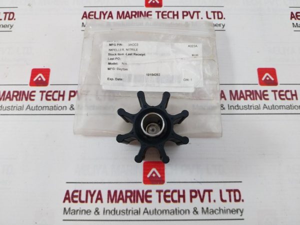 Dayton 3acc3 Nitrile Replacement Impeller