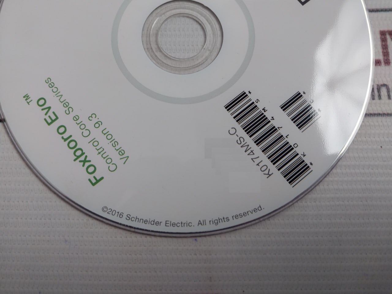 Foxboro K0174ms-C Control Core Services Disc - Image 6