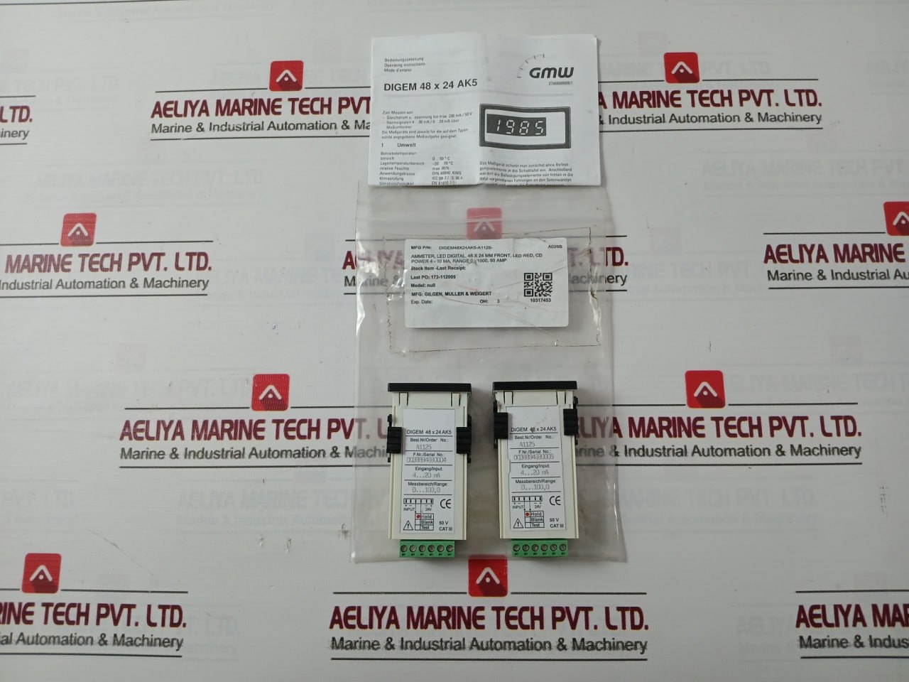 Gmw Digem 48 X 24 Ak5 Digital Panel Meter 24v - Image 6