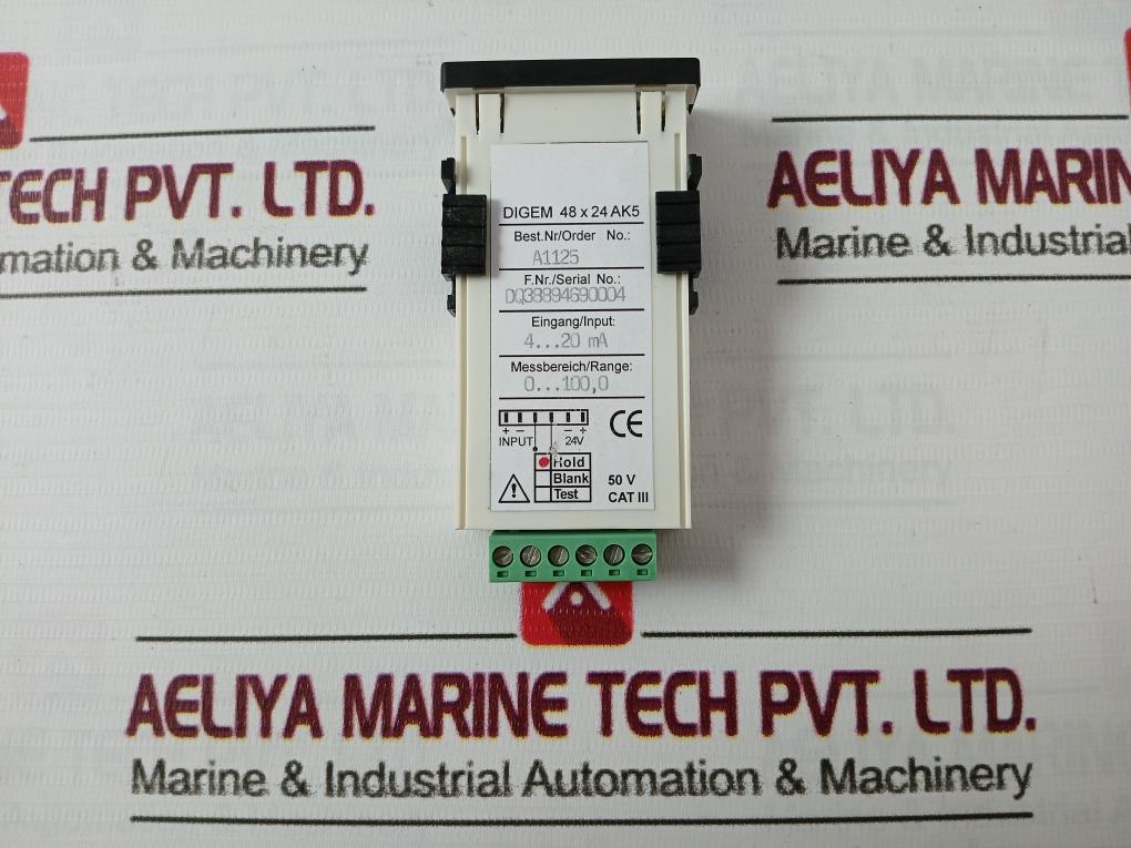 Gmw Digem 48 X 24 Ak5 Digital Panel Meter 24v