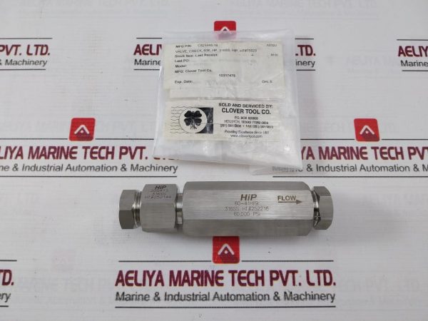 Hip 60-41hf9 High Pressure Check Valve 60,000psi