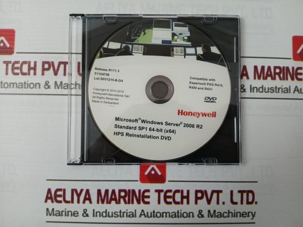 Honeywell 51154758 Dvd Windows Server