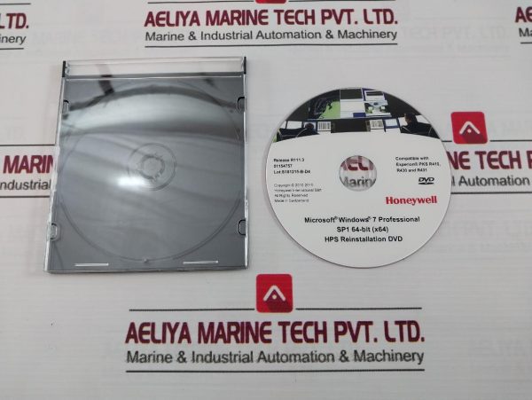 Honeywell Hps Reinstallation Dvd