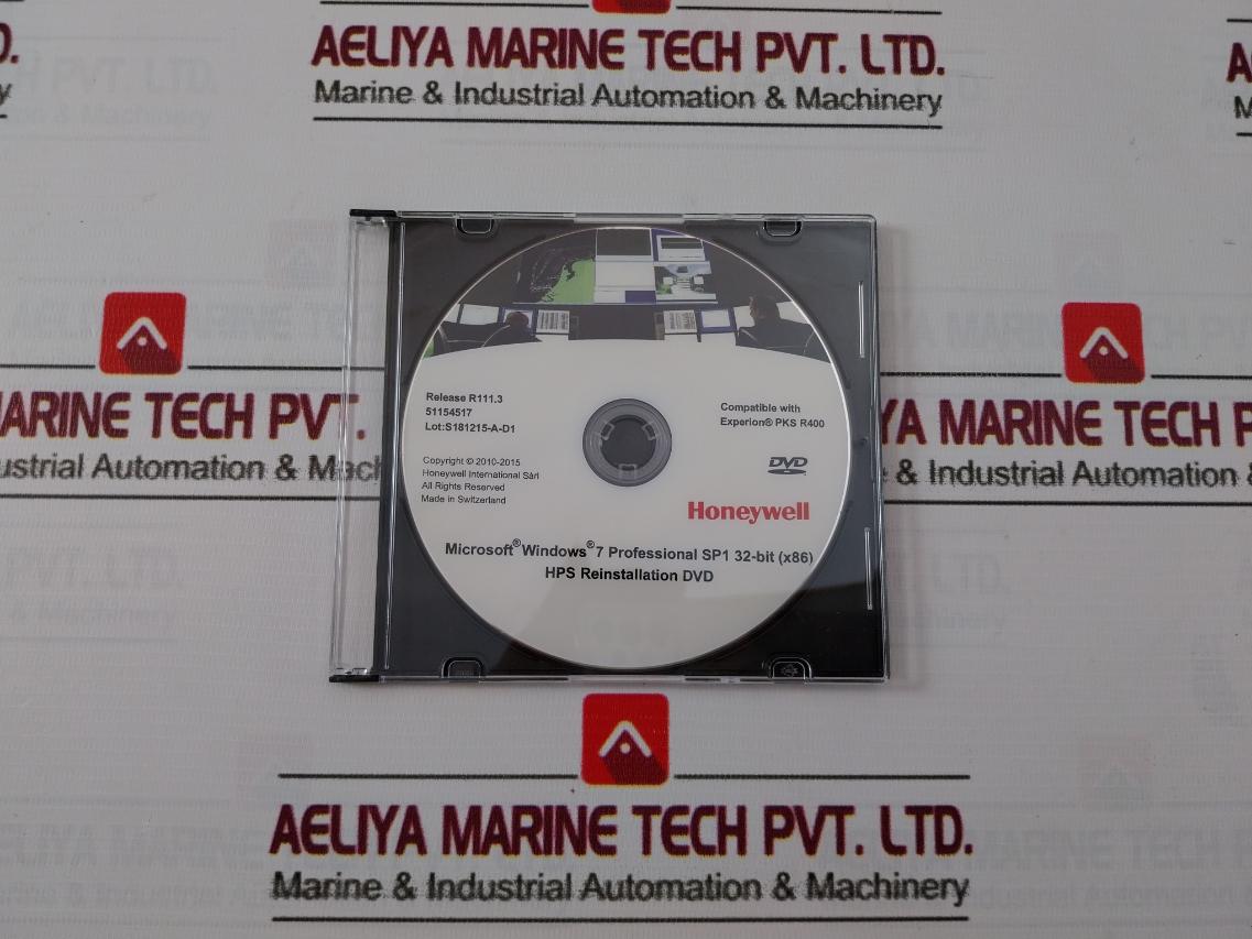 Honeywell Hps Reinstallation Dvd