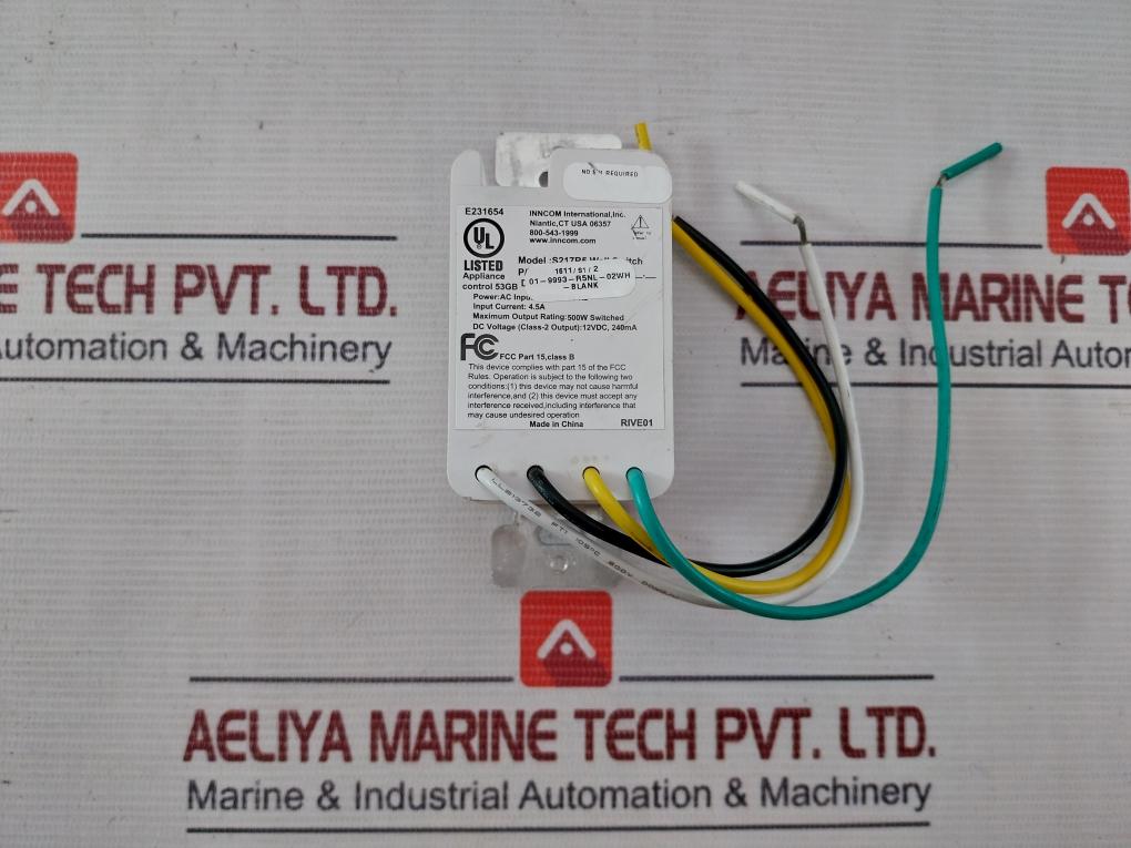 Honeywell S217r5 Wall Switch Blank System Controller 500w