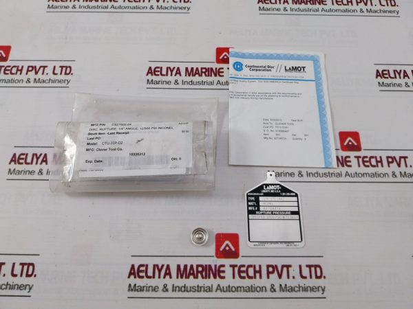 Lamot 14” Std (Aa) Rupture Disc 12500 Psig