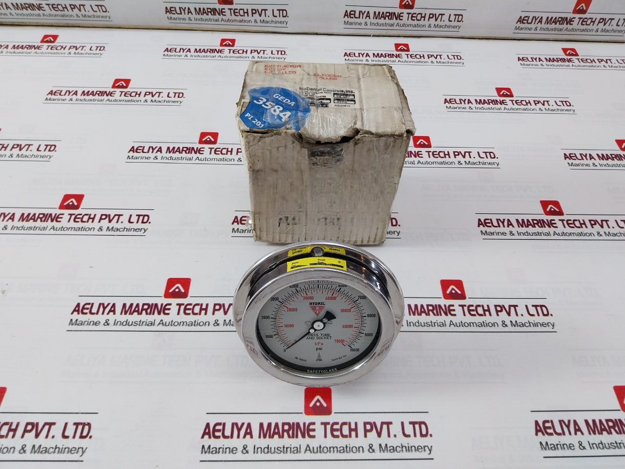 Mcdaniel 0 To 10000 Psi Pressure Gauge