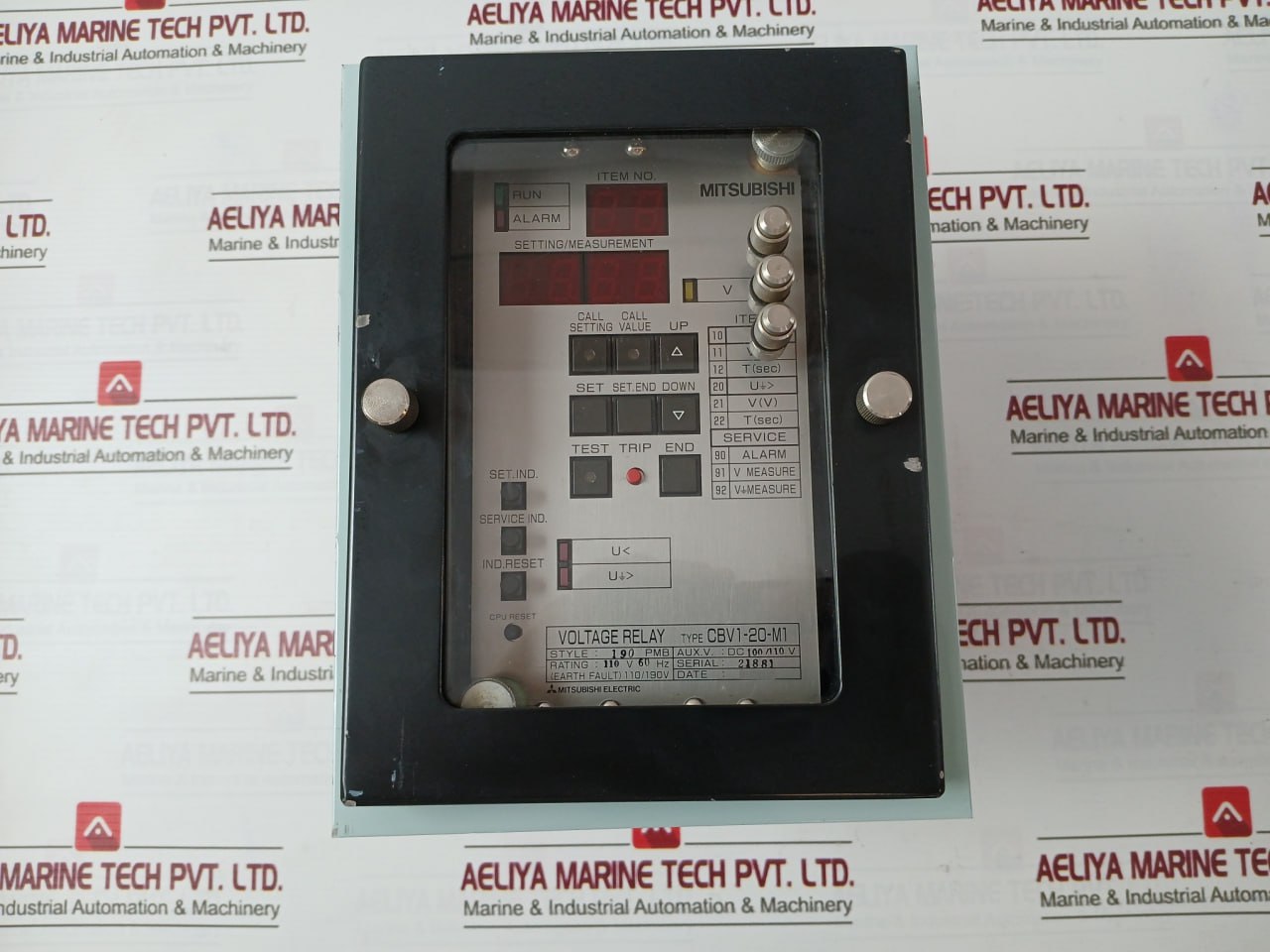 Mitsubishi Electric Cbv1-20-M1 Voltage Relay 190v