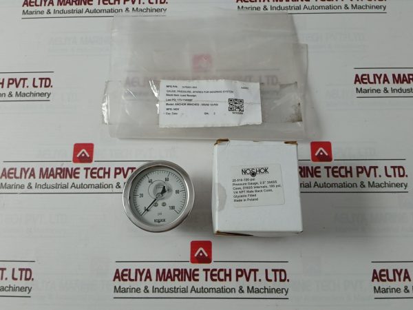 Noshok 0-100 Psi Pressure Gauge