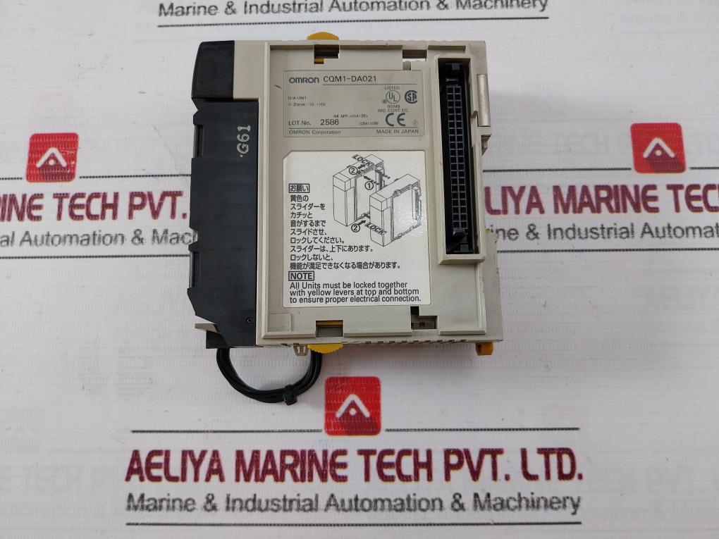 Omron Cqm1-Da021 Analog Output Module 10v - Image 3