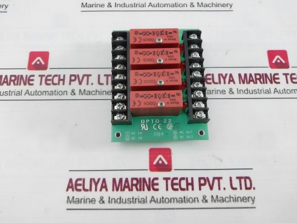 Opto 22 Pb4 Module Rack 4 Channels 200w