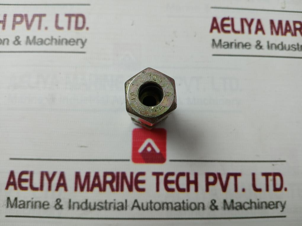 Parker 10-S Tube Steel Double Ferrule Union Fitting