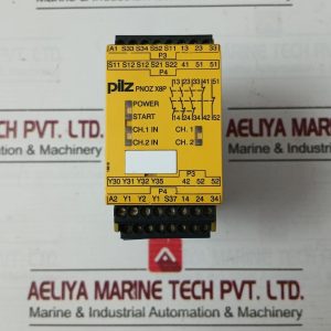 Pilz Pnoz X8p 24 Vdc 3nO 2nC 2so Safety Relay