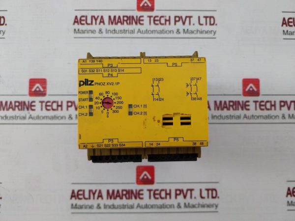Pilz Pnoz Xv2.1p 30024-240vacdc 2nO 2nOt Safety Relay