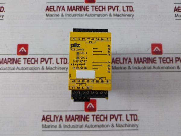 Pilz Pze X4vp4 24vdc 4nO Safety Relay 240v