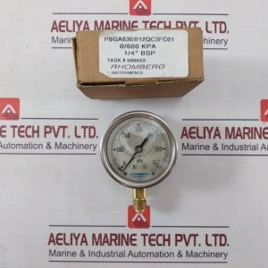Rhomberg Instruments 0 To 600 Kpa Pressure Gauge