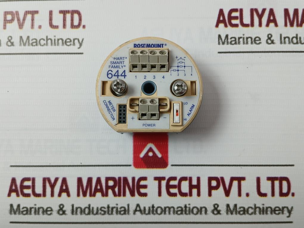 Rosemount 644hanaj8m5q4 Temperature Transmitter 42.2v