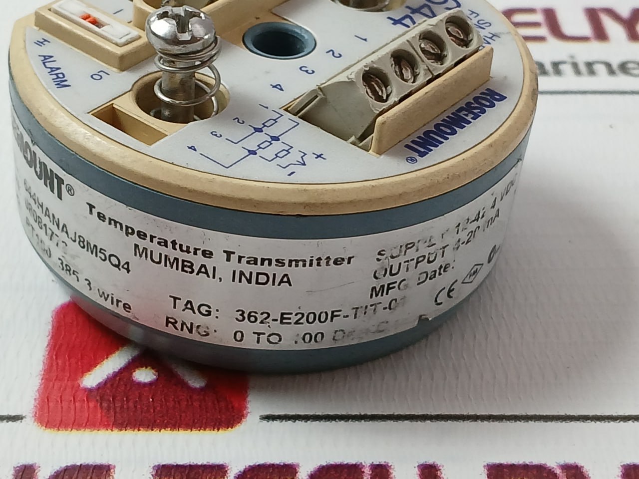 Rosemount 644hanaj8m5q4 Temperature Transmitter 42.2v - Image 6