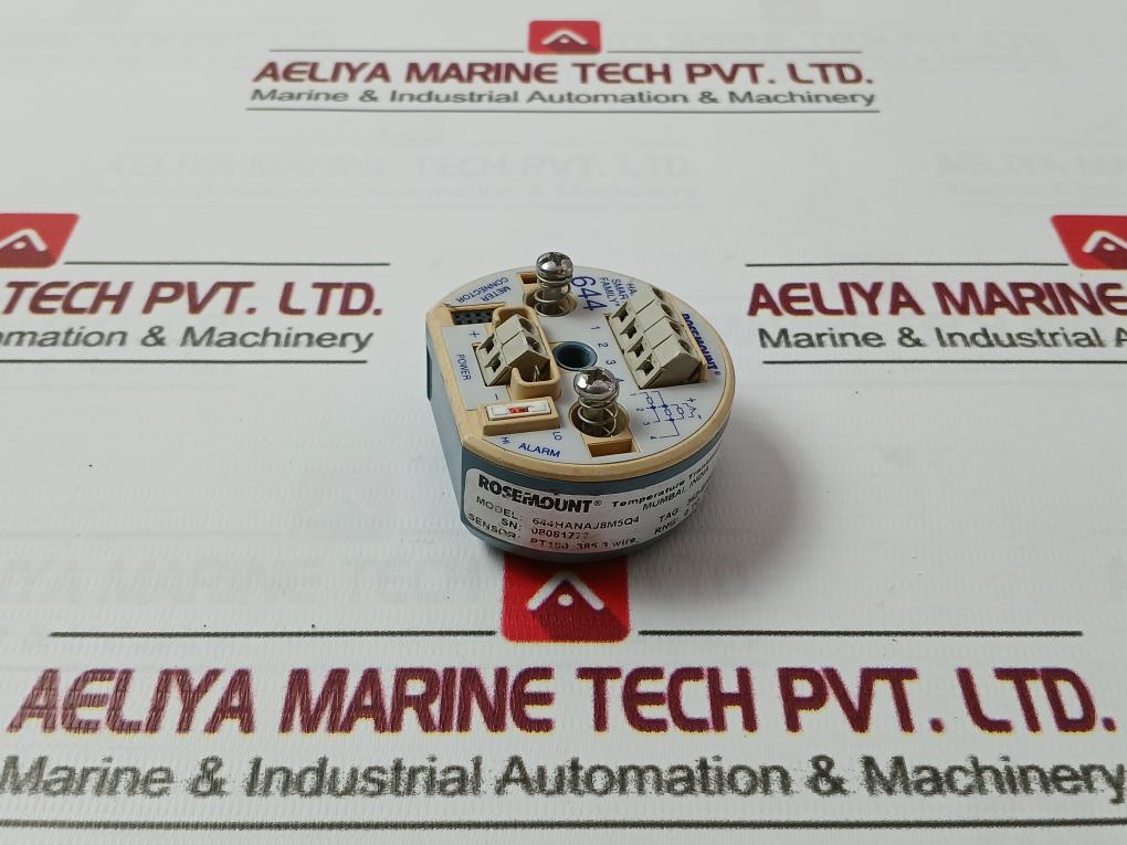Rosemount 644hanaj8m5q4 Temperature Transmitter 42.2v - Image 3
