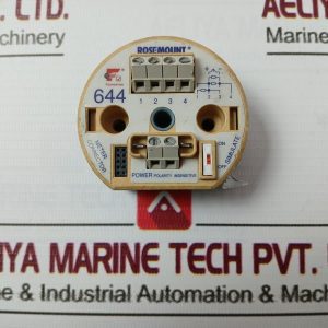 Rosemount 644hfk5a01j8m5f6q4 Temperature Transmitter 32.0v