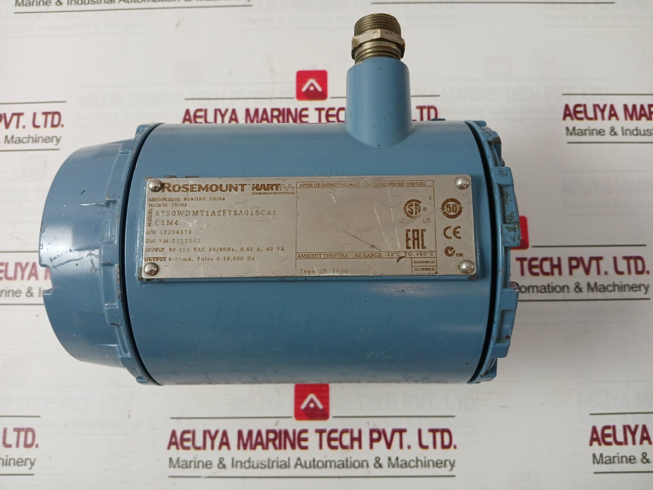 Rosemount 8750wdmt1a1ftsa015ca1c1m4 Magnetic Flow Meter 250v - Image 5