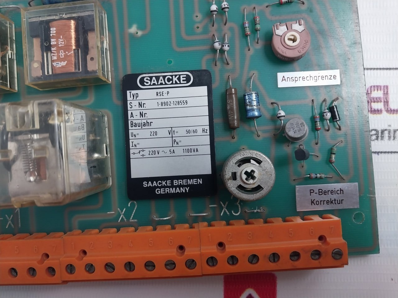 Saacke Rse-P Printed Circuit Board Pcb 220v - Image 5