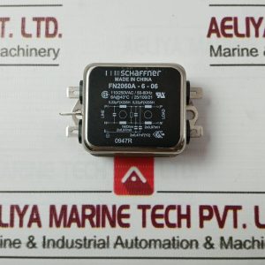 Schaffner Fn2060a-6-06 Multi-Stage General Purpose AcDc EmcRfi Filter 250v