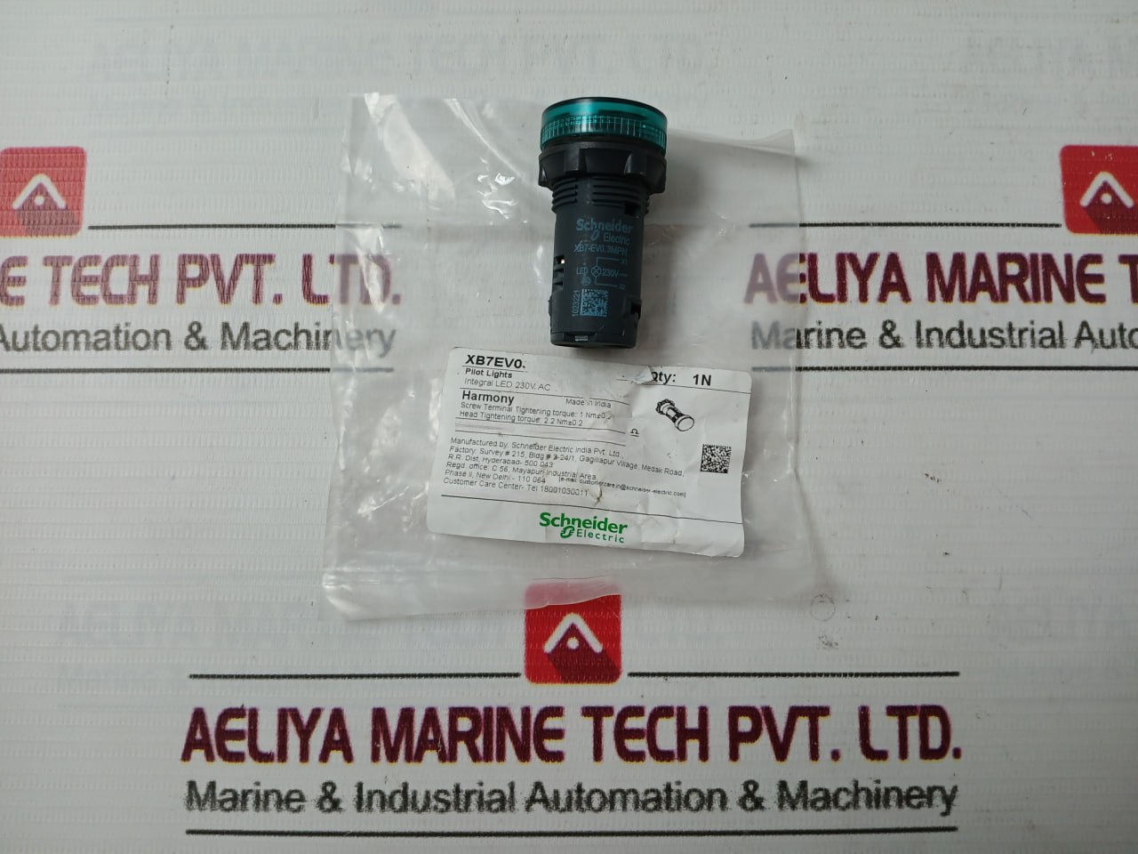 Schneider Electric Xb7ev03mpn Pilot Light 230v