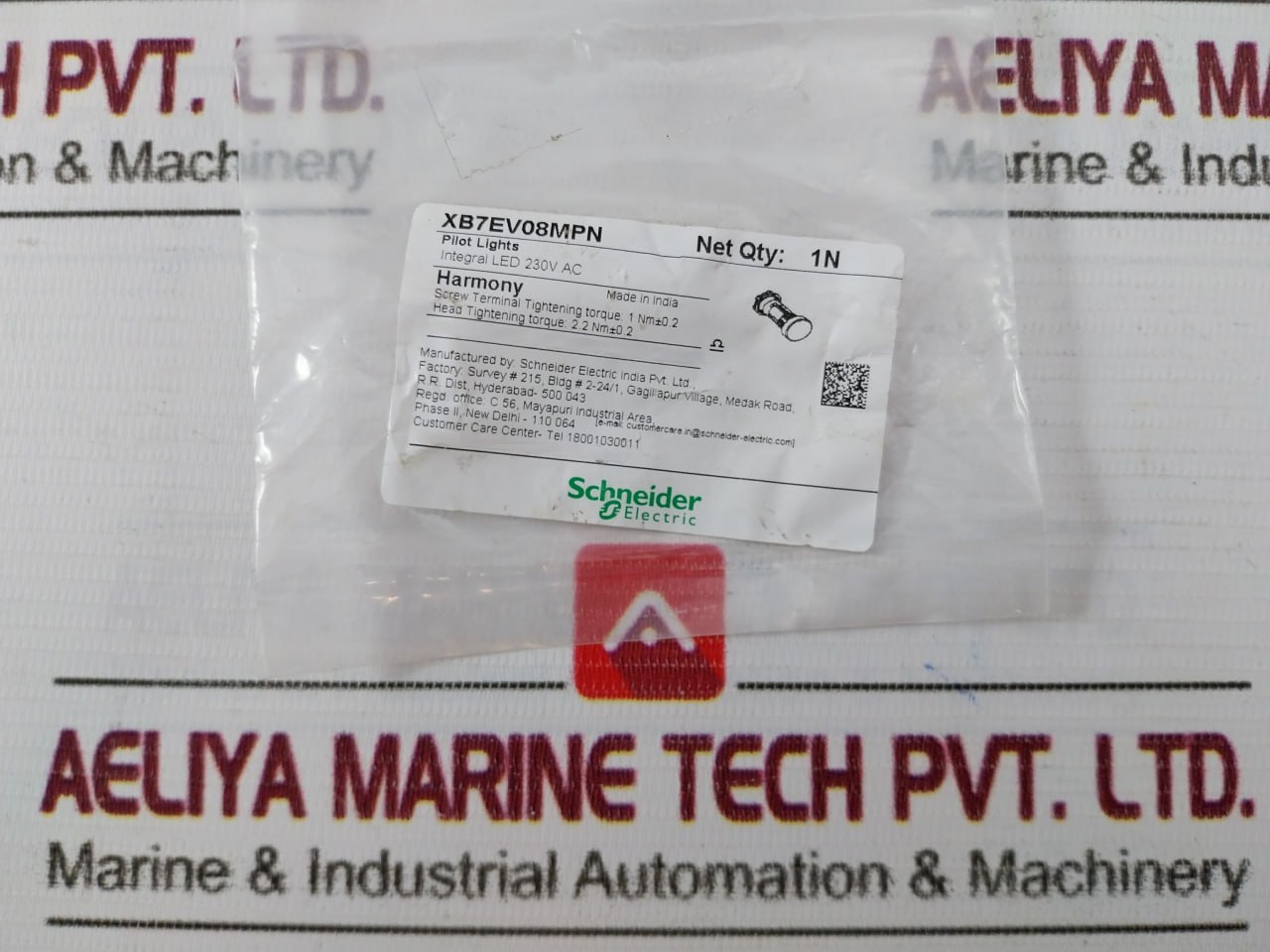 Schneider Electric Xb7ev08mpn Pilot Light 230v - Image 6