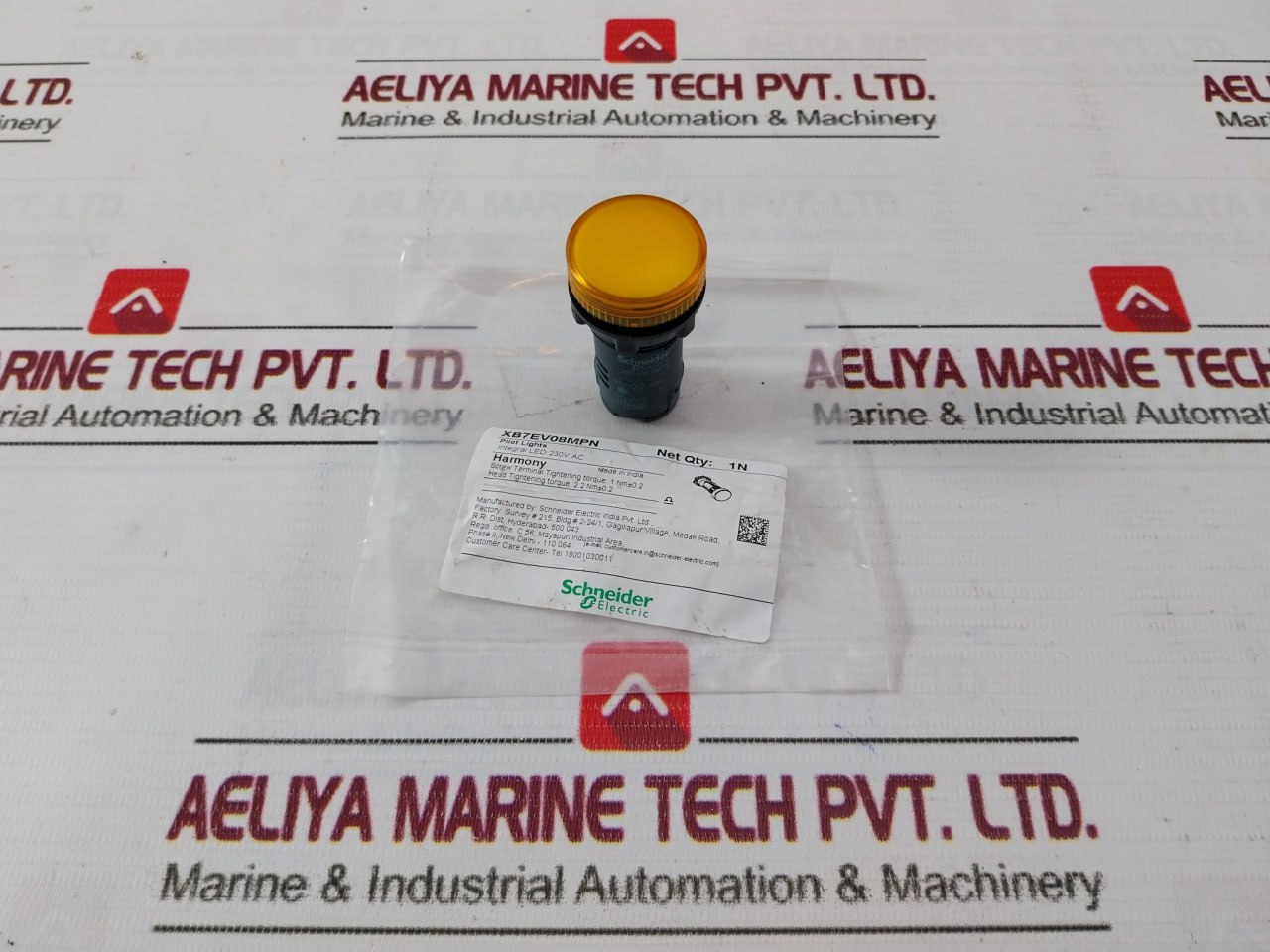 Schneider Electric Xb7ev08mpn Pilot Light 230v