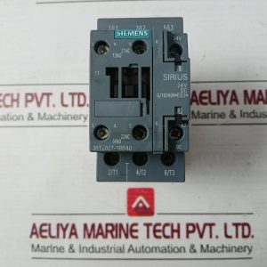 Siemens 3rt2027-1bb40 Power Contactor 600v